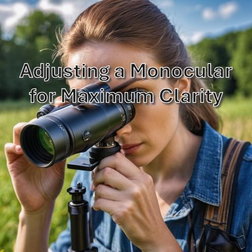 Adjusting a Monocular for Maximum Clarity